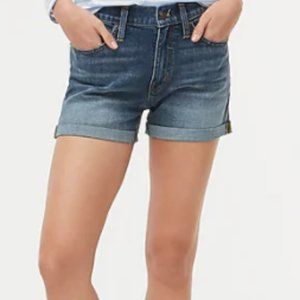 J. Crew Classic denim shorts with rolled hem
